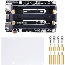 Load image into Gallery viewer, GeeekPi UPS V5 Power Supply Uninterruptible UPS HAT for Raspberry Pi, Support 18650 Battery Charger Power Bank Power Management Expansion Board 5V for Raspberry Pi 5/4B/3B+/3B/2B/B+/B/A+/A
