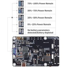 Load image into Gallery viewer, GeeekPi UPS V5 Power Supply Uninterruptible UPS HAT for Raspberry Pi, Support 18650 Battery Charger Power Bank Power Management Expansion Board 5V for Raspberry Pi 5/4B/3B+/3B/2B/B+/B/A+/A
