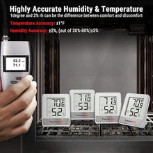 Load image into Gallery viewer, ThermoPro TP49 3 Pieces Digital Hygrometer Indoor Thermometer Humidity Meter Mini Hygrometer Thermometer with Temperature and Humidity Monitor Room Thermometer
