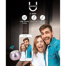 Load image into Gallery viewer, U Mini Speaker | Stylish Portable Wireless Bluetooth 5.0 with Built-in Mic &amp; Remote Shutter | Perfect Mini Speaker for Home, Parties, Activities! Small Device, Rich Sound | Glam Lilac
