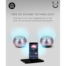 Load image into Gallery viewer, U Mini Speaker | Stylish Portable Wireless Bluetooth 5.0 with Built-in Mic &amp; Remote Shutter | Perfect Mini Speaker for Home, Parties, Activities! Small Device, Rich Sound | Glam Lilac
