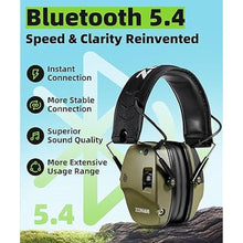Load image into Gallery viewer, ZOHAN 035 Bluetooth 5.4 Shooting Ear Protection Earmuff, Active Noise Canceling, Hearing Protection with Sound Amplification
