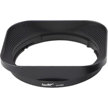 Load image into Gallery viewer, Haoge LH-X33 Lens Hood Metal Square Bayonet for Fujinon XF16-50mm F2.8-4.8 R LM WR,XF33mm F1.4 R WR Lens, Fuji XF 33mm f/1.4 R LM WR Hood Shade
