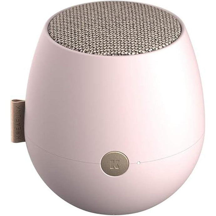 aJAZZ Portable Bluetooth Speaker, Water Resistant (IPX5) and Durable, Up to 30 Hours of Wireless Play, Voice Assistant, Stereo Sound, Quick Charge, for Indoors and Outdoors (Pink)