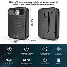 Load image into Gallery viewer, Portable Voice Amplifier, Towevine Rechargeable Microphone for Teachers, Speaker with Headset and Waistband for Classroom, Singing, Coach, Training, Presentation, Tour Guide
