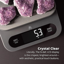 Load image into Gallery viewer, Greater Goods High Capacity Kitchen Scale, A Premium Food Scale, Weighs in Grams and Ounces with 22 Pound Capacity, Hi-Def LCD Screen, and Stainless Steel Platform
