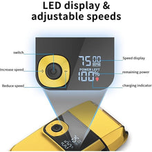 Load image into Gallery viewer, DSP® Bald Shaver for Men Shavers for Men 2 in1 Barber Shaver with Precision Trimmer 3-Speed Electric Razor with LED Digital Display Stainless Steel (Gold)
