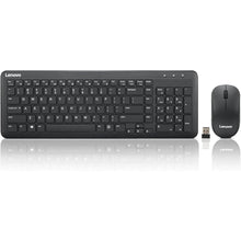 Load image into Gallery viewer, Lenovo 300 Wireless Combo Keyboard and Mouse, 2.4 GHz Nano USB-A Receiver, Batteries Included

