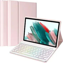 Load image into Gallery viewer, Backlit Keyboard Case for Galaxy Tab A8 10.5 Inch 2022, Detachable Wireless Keyboard, Protective Cover Case Compatible with Samsung Galaxy Tab A8 10.5&quot; SM-X200 X205 X207 Tablet, Pink
