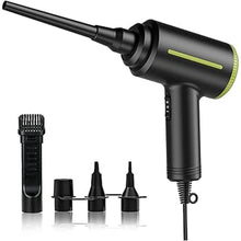 Load image into Gallery viewer, DOROBEEN® Compressed Air Duster, Electric Air Duster, Handheld Air Blower, 500W 40000RPM Powerful Air Duster, Cored Air Duster for Computer Keyboard Electronics Cleaning
