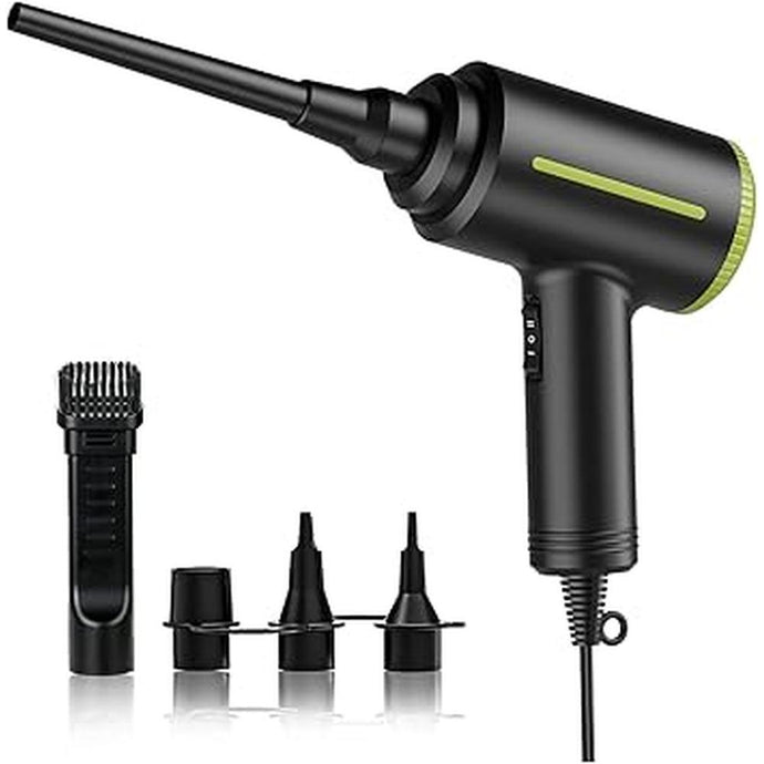 DOROBEEN® Compressed Air Duster, Electric Air Duster, Handheld Air Blower, 500W 40000RPM Powerful Air Duster, Cored Air Duster for Computer Keyboard Electronics Cleaning