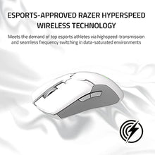 Load image into Gallery viewer, Razer Viper Ultimate Lightweight Wireless Gaming Mouse &amp; RGB Charging Dock: Hyperspeed Wireless Technology - 20K DPI Optical Sensor - 74g Lightweight - 70 Hr Battery - Mercury White
