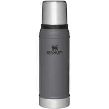 Load image into Gallery viewer, Stanley Classic Legendary Vacuum Bottle 1.0 qt | Wide Mouth with Leakproof Cup Lid | Keep Drinks Hot or Cold | Packable for Travel | Insulated Stainless Steel Thermos | BPA-Free | Charcoal
