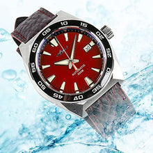 Load image into Gallery viewer, Heimdallr Watch Men’s Automatic Mechanical with Leather Strap C3 Luminous Diver Wrist Watches
