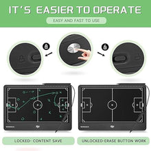 Load image into Gallery viewer, Electronic Football Coach Board - LCD Soccer Tactical Coaching Board with Stylus Pen for Football Coach Marker Training Writing Tablet
