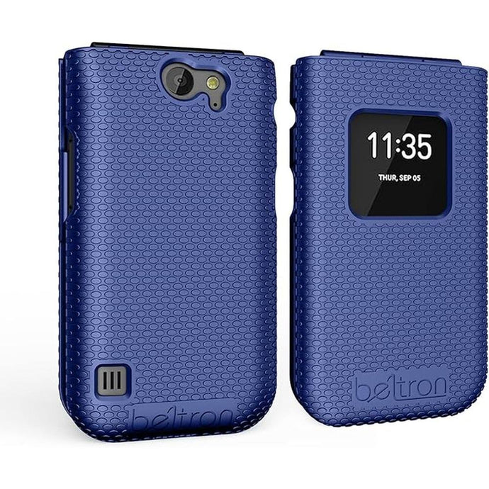 BELTRON Case for Nokia 2720 V Flip Phone, Protective Snap On Cover (Verizon 2720V) - Blue