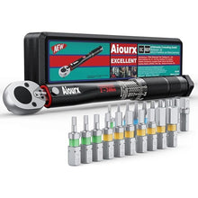 Load image into Gallery viewer, 1/4-Inch Drive Click Torque Wrench Set 20-200 in.-lb. / 2.26-22.6 Nm 23 Pieces
