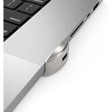 Load image into Gallery viewer, Compulocks Ledge Lock Adapter and keyed Cable Lock for M1, M2, M3, &amp; M4 MacBook Pro 16" Silver
