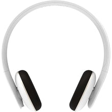 Load image into Gallery viewer, Ahead Wireless Bluetooth On Ear Headphones, White, Noise Cancelling, 20 Hours Long Play Time, Fast Charging
