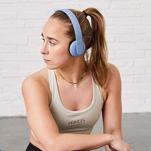 Load image into Gallery viewer, Ahead Wireless Bluetooth On Ear Headphones, Blue, Noise Cancelling, 20 Hours Long Play Time, Fast Charging
