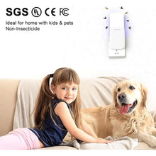 Load image into Gallery viewer, Mosalogic Flying Insect Trap Plug-in Mosquito Killer Indoor Gnat Moth Catcher Fly Tapper with Night Light UV Attractant Catcher for Home Office White-1PACK
