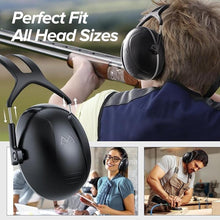 Load image into Gallery viewer, SNR 37dB Effective Noise Cancelling Ear Muffs, Ear Protection for Mowing, Adult Noise Cancelling Headphones for Autism,Hearing Protection Ear Muffs for Noise, Noise Reduction Earmuffs for Shooting
