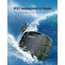 Load image into Gallery viewer, IPX7 Waterproof Bluetooth Speaker, 40W (60W Peak) Portable Wireless Speakers, 32H Playtime, Stereo Loud Sound, Deep Bass, Bluetooth 5.0, Built-in Mic for Camping, Party, Outdoor, Gifts, Beach-Green
