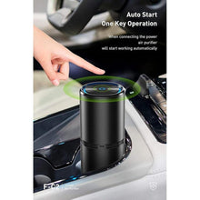 Load image into Gallery viewer, Lapurifier Car Air Purifier Ionizer, 12 Million Negative Ions, 27dB Quiet Portable Ionic Air Purifiers for Car Small Room Removes Dust Pet Odors Pollen
