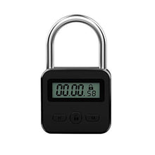 Load image into Gallery viewer, Enajucy Metal Timer Lock - Electronic Time Padlock with LCD Display - USB Rechargeable (Black)
