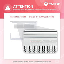 Load image into Gallery viewer, mCover Case Compatible for 2021~2022 14" HP Pavilion 14-DVxxxx Series Traditional (with 180° Hinge) Notebook Computers ONLY (NOT Compatible with Other HP Pavilion Series) - Black
