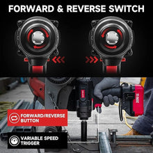 Load image into Gallery viewer, Eastvolt 20V Cordless Impact Wrench 1/2 inch, 370Ft-lbs Torque Brushless Wrench with 4.0Ah Battery, Fast Charger, 4Pcs Sockets, Belt Clip and Storage Box, Power Impact Wrench Set for Car and Home
