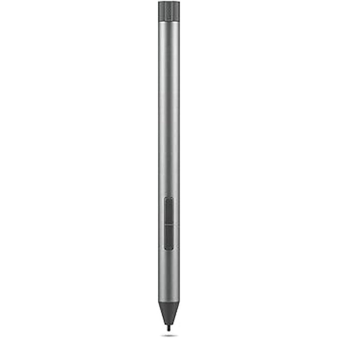 Lenovo Digital Pen 2 (Laptop) - Ultra-Tactile Response - 4,096 Levels of Pressure - Natural Feel Elastometer Pen Tip - Extended Battery Life - Silver, Grey