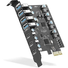 Load image into Gallery viewer, PCIe to USB 3.0 Expansion Card - 7 Ports (4 Type-A, 3 Type-C), Supports Windows 10/8/7/XP &amp; Mac OS 10.8.2+
