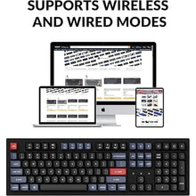 Load image into Gallery viewer, Keychron K10 Pro Wireless Custom Mechanical Keyboard, Full-Size QMK/VIA Programmable Bluetooth/Wired RGB Backlight with Hot-swappable Keychron K Pro Red Switch Compatible with Mac Windows Linux
