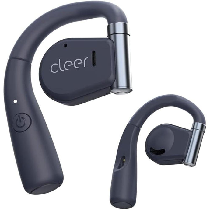 Cleer Audio ARC Open-Ear True Wireless Headphones with Touch Controls, Long-Lasting Battery Life, Touch Control, and Powerful Audio for Music, Podcasts, and More (Blue)