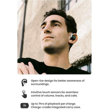 Load image into Gallery viewer, Cleer Audio ARC Open-Ear True Wireless Headphones with Touch Controls, Long-Lasting Battery Life, Touch Control, and Powerful Audio for Music, Podcasts, and More (Blue)

