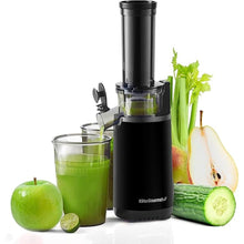 Load image into Gallery viewer, Elite Gourmet Masticating Juicer Machines, 12-inch Juicer, Masticating Cold Press Juicer Machines, Juicer for Vegetables and Fruits, Easy to Clean Juicer, Charcoal Grey
