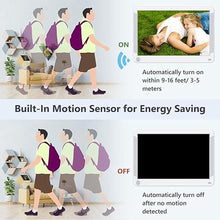 Load image into Gallery viewer, 10 inch Digital Picture Frame with Motion Sensor, IPS Screen Digital Photo Frame, Auto Power On/Off, Music Support 1080P Video, Support SD Card and USB, White
