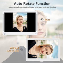 Load image into Gallery viewer, 10 inch Digital Picture Frame with Motion Sensor, IPS Screen Digital Photo Frame, Auto Power On/Off, Music Support 1080P Video, Support SD Card and USB, White
