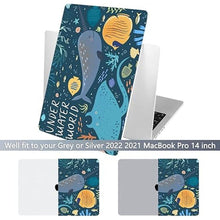 Load image into Gallery viewer, Batianda Case for New MacBook Pro 14 inch 2024 M4 2023 2021 Release Model A3112/A2918 with M3 M2 M1 Pro/Max Chip,3D Designed Hard Shell with Keyboard Cover &amp; Screen Protector, Underwater World
