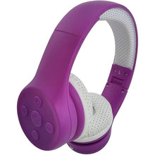 Load image into Gallery viewer, Toddler Wireless Headphones, Bluetooth Kids Headphones,5 Button Easy Use, 93db Volume Limited with Built-in Mic for Cell Phones TV Tablet Amazon fire School Network Boys Girls (Purple)
