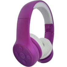 Load image into Gallery viewer, Toddler Wireless Headphones, Bluetooth Kids Headphones,5 Button Easy Use, 93db Volume Limited with Built-in Mic for Cell Phones TV Tablet Amazon fire School Network Boys Girls (Purple)
