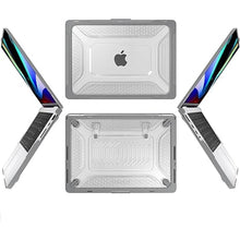 Load image into Gallery viewer, Batianda Compatible with New MacBook Pro 14 inch Case 2024 2023 2021 Release M4 M3 M2 Pro Max, Heavy Duty Honeycomb Design Protective Hard Shell TPU Bumper and Fold Kickstand with Keyboard Cover,Grey
