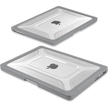Load image into Gallery viewer, Batianda Compatible with New MacBook Pro 14 inch Case 2024 2023 2021 Release M4 M3 M2 Pro Max, Heavy Duty Honeycomb Design Protective Hard Shell TPU Bumper and Fold Kickstand with Keyboard Cover,Grey
