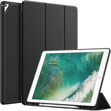 Load image into Gallery viewer, JETech Case for iPad Pro 12.9 Inch (2015/2017 Model, 1st/2nd Generation) with Pencil Holder, Slim Tablet Cover with Soft TPU Back, Auto Wake/Sleep (Black)
