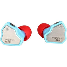 Load image into Gallery viewer, Linsoul 7Hz Salnotes Zero HiFi 10mm Dynamic Driver in-Ear Earphone IEM with Metal Composite Diaphragm Stainless Steel Faceplate Detachable 2Pin OFC Cable (Blue, Without Mic)
