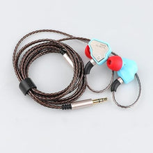 Load image into Gallery viewer, Linsoul 7Hz Salnotes Zero HiFi 10mm Dynamic Driver in-Ear Earphone IEM with Metal Composite Diaphragm Stainless Steel Faceplate Detachable 2Pin OFC Cable (Blue, Without Mic)
