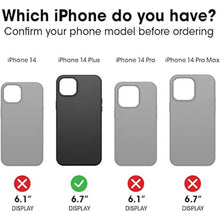 Load image into Gallery viewer, OtterBox iPhone 14 Plus Defender Series XT Case - Black, screenless, Rugged, Snaps to MagSafe, Lanyard Attachment
