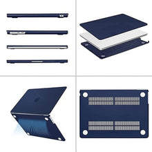 Load image into Gallery viewer, MOSISO Compatible with MacBook Air 13 inch Case 2025 2024 2023 2022 M3 A3113 M2 A2681, Plastic Hard Case&amp;Keyboard Cover&amp;Screen Film&amp;Pouch Compatible with MacBook Air 13.6 inch Case, Navy Blue
