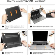Load image into Gallery viewer, MOSISO Compatible with MacBook Air 13 inch Case 2025 2024 2023 2022 M3 A3113 M2 A2681, Plastic Hard Case&amp;Keyboard Cover&amp;Screen Film&amp;Pouch Compatible with MacBook Air 13.6 inch Case, Stone Gray
